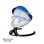 Cuna mecedora eléctrica ajustable para bebés