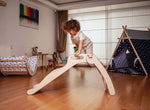 Tobogán de madera plegable