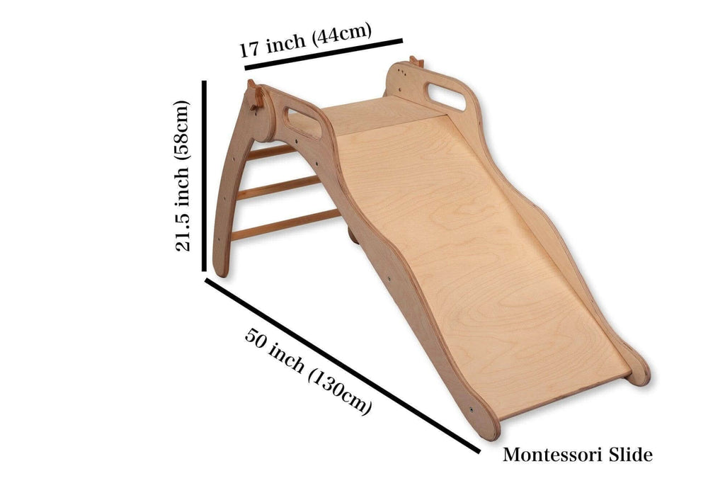 Tobogán de madera plegable