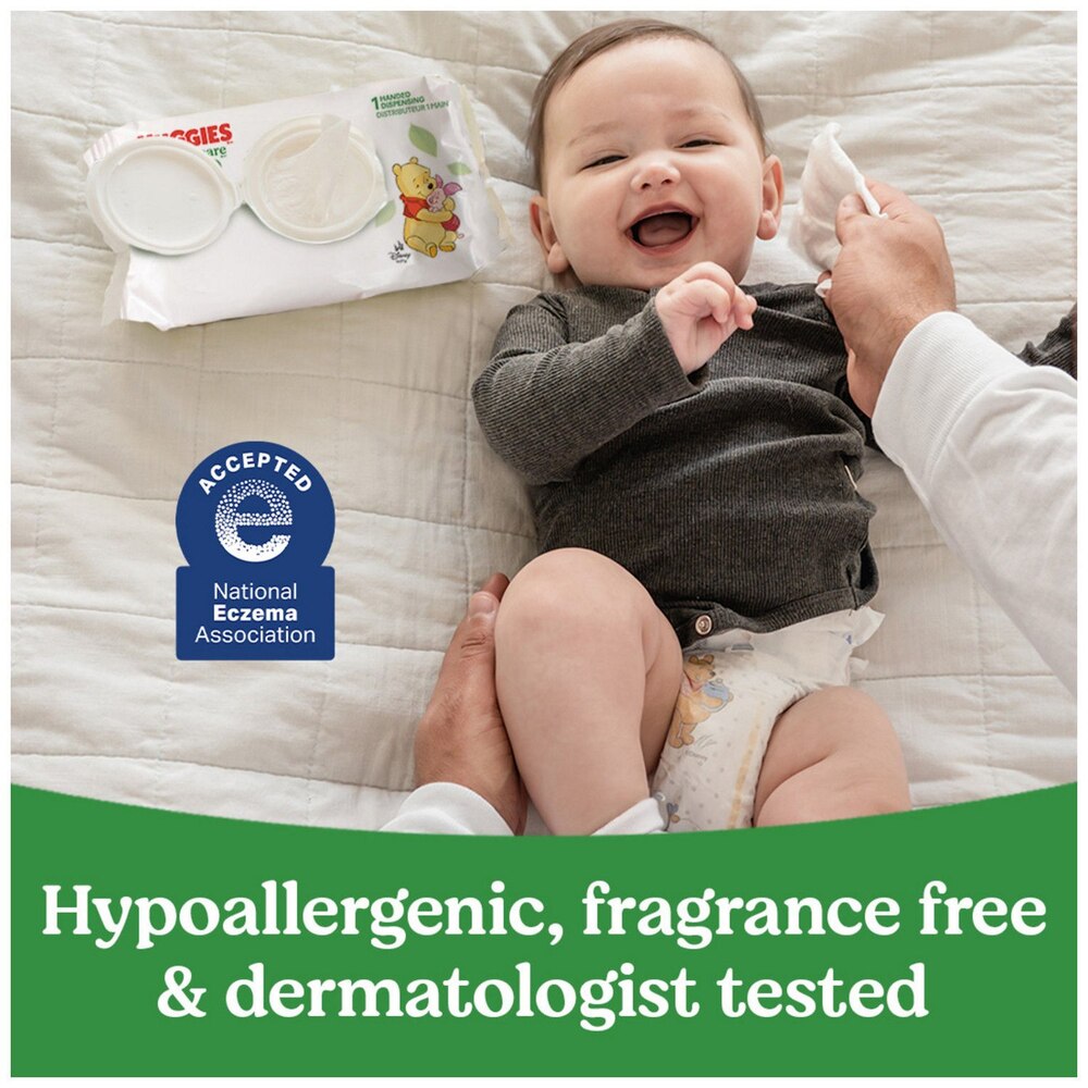 Toallitas húmedas para bebés sin alcohol y sin perfume Huggies Natural Care