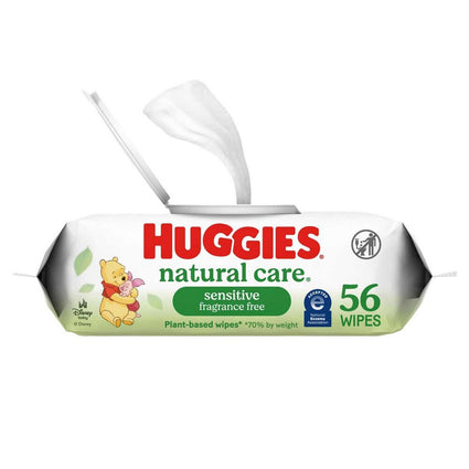Toallitas húmedas para bebés sin alcohol y sin perfume Huggies Natural Care
