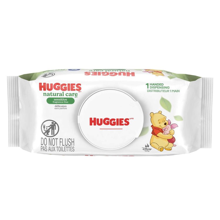 Toallitas húmedas para bebés sin alcohol y sin perfume Huggies Natural Care