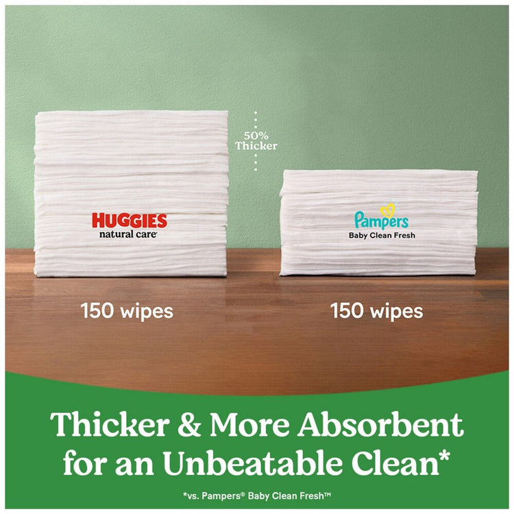 Toallitas húmedas para bebés sin alcohol y sin perfume Huggies Natural Care
