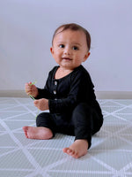 Conjunto de ropa para recién nacido, conjunto de ropa para bebé niño - Negro