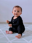 Conjunto de ropa para recién nacido, conjunto de ropa para bebé niño - Negro
