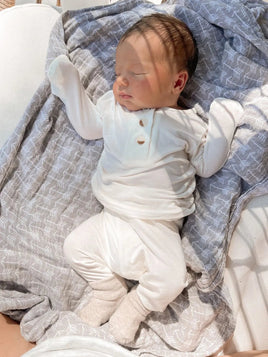 Conjunto blanco para recién nacido - Conjunto para la salida del hospital del bebé (recién nacido - 12 meses)