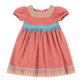 Vestido Kleid infantil multicultural - Traje de bebé de algodón suave