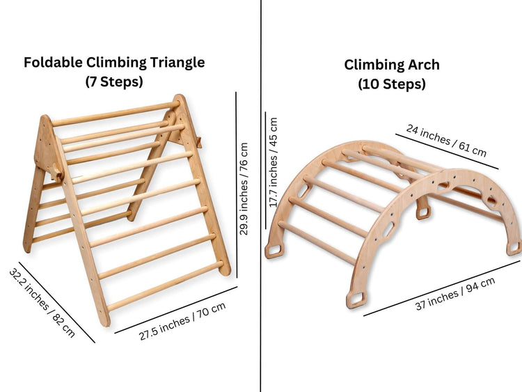 Juego de escalada Montessori de 5 piezas | Juego de interior