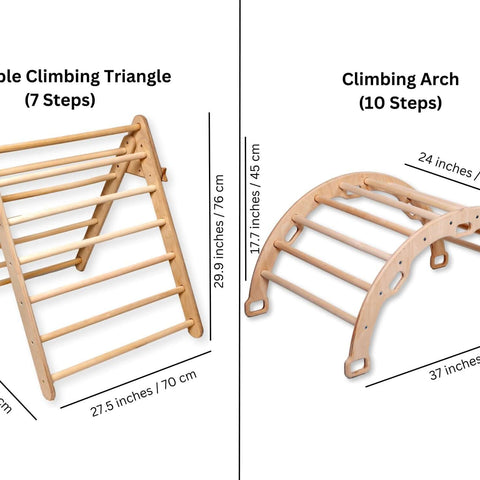 Juego de escalada Montessori de 5 piezas | Juego de interior