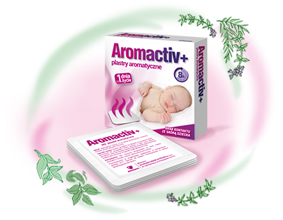Parches de aromaterapia Aromaactiv + para bebés y niños (5 unidades)