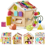Cubo de actividades Tiny Land® Cottage - Arcoíris