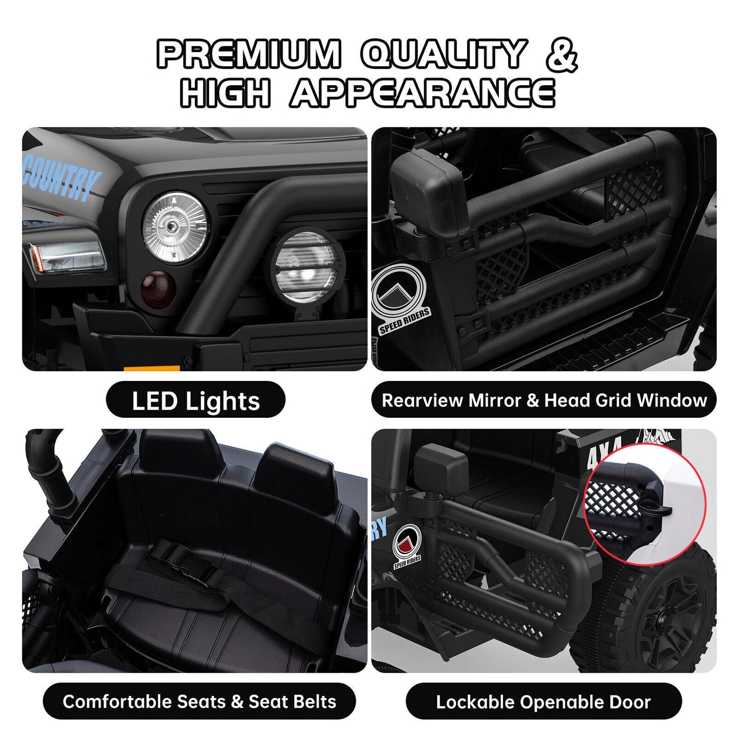 Camión eléctrico de 12 V con batería y control remoto