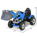 Camión volquete infantil eléctrico de 12 V - Azul