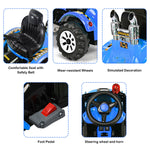 Camión volquete infantil eléctrico de 12 V - Azul