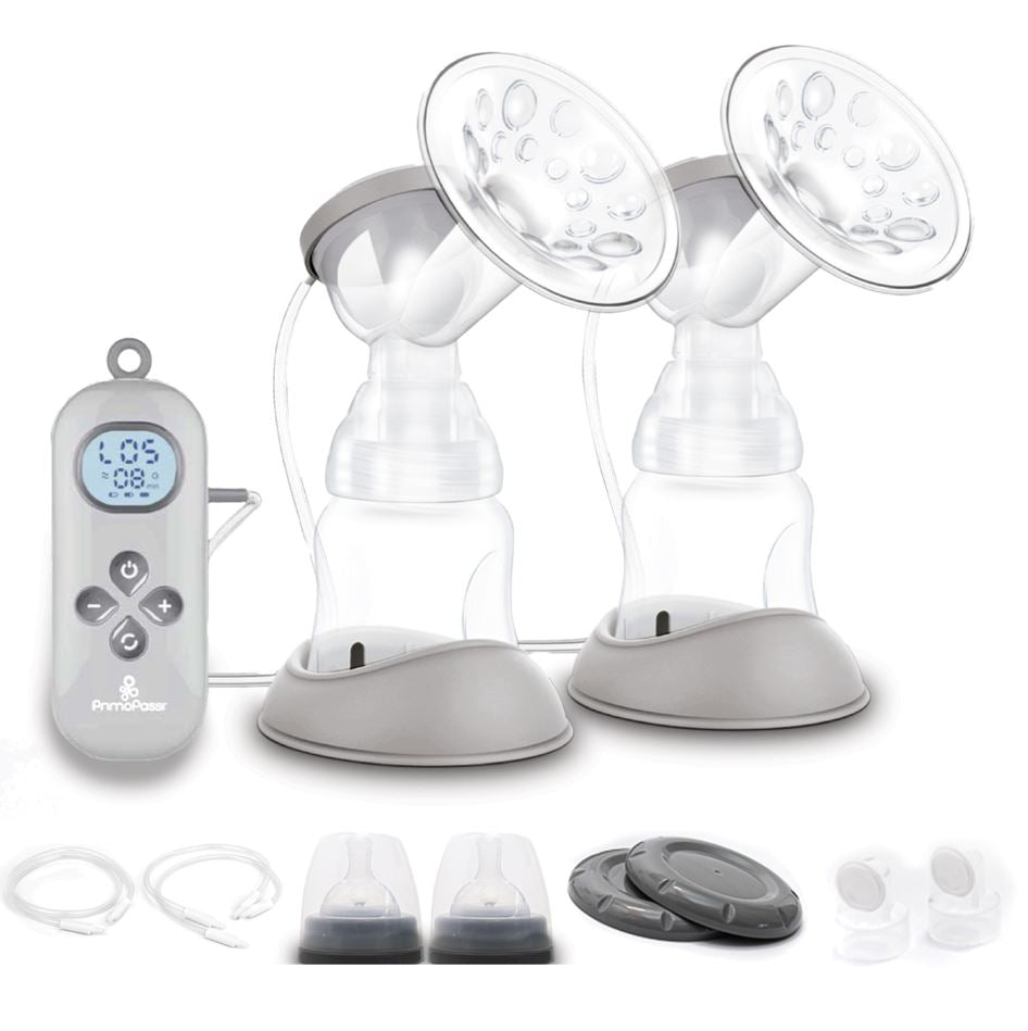 Primo Passi - Extractor de leche eléctrico doble portátil, edición especial