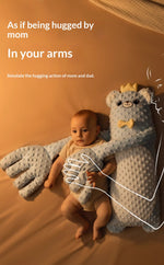 MEACAOFG - Compañero de sueño relajante para bebés - Juguete sensorial interactivo para recién nacidos de 0 a 12 meses