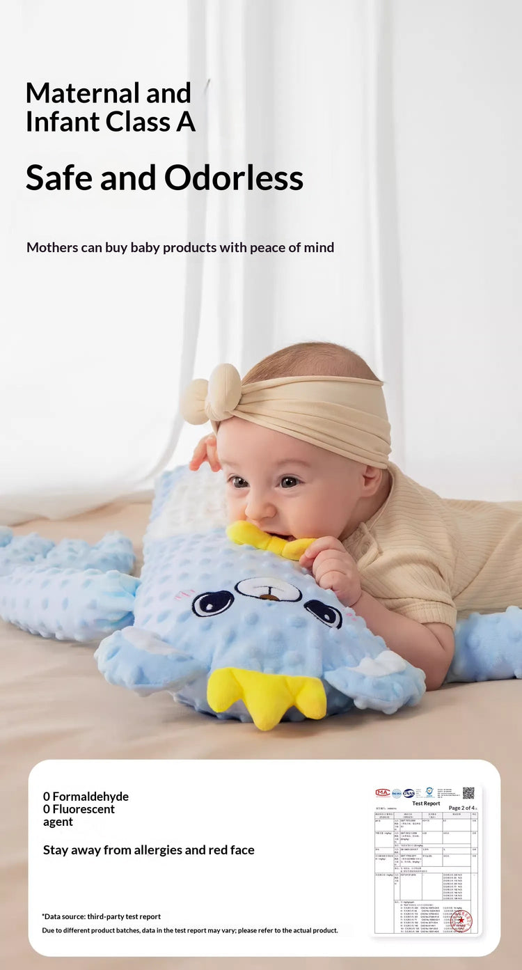 MEACAOFG - Compañero de sueño relajante para bebés - Juguete sensorial interactivo para recién nacidos de 0 a 12 meses