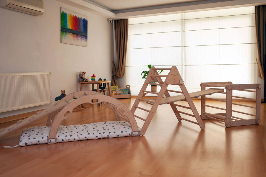 Juego de trepadores Montessori de 6 piezas | Juego de juegos para interior