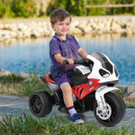 Moto eléctrica infantil de 3 ruedas con licencia BMW de 6 V - Roja