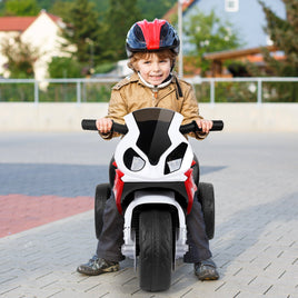 Moto eléctrica infantil de 3 ruedas con licencia BMW de 6 V - Roja
