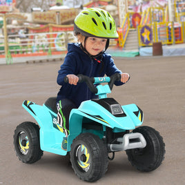 ATV eléctrico infantil de 6 V con 4 ruedas - Azul