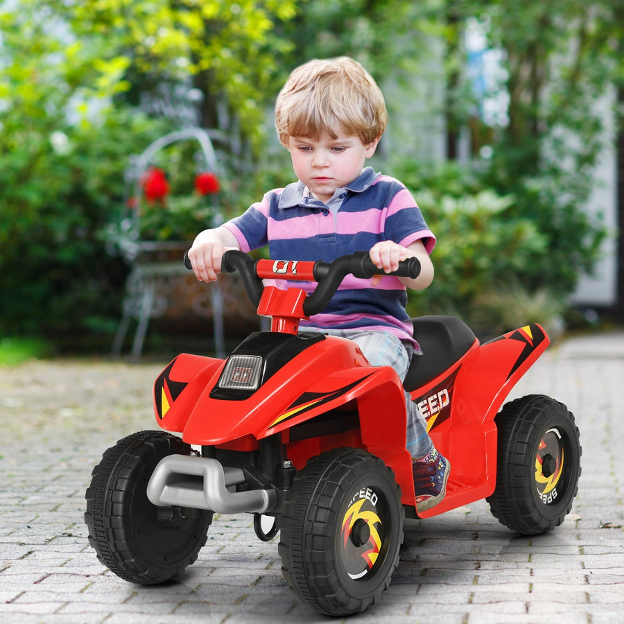 ATV eléctrico infantil de 6 V con 4 ruedas - Rojo