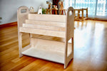 Estantería de madera / Tamaño pequeño, mediano y grande