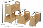 Estantería de madera / Tamaño pequeño, mediano y grande