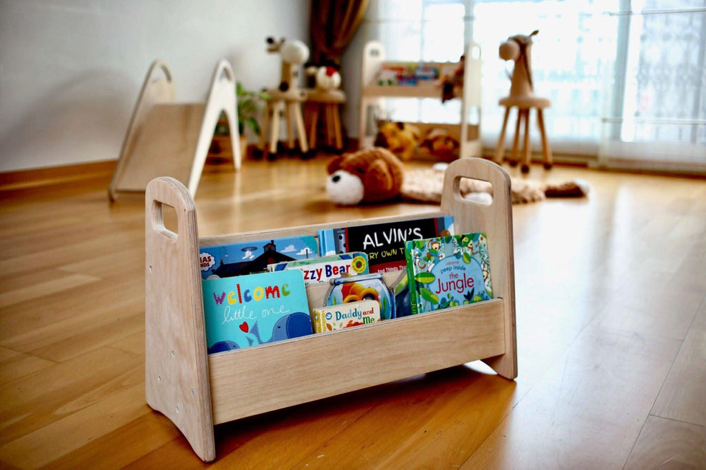 Estantería de madera / Tamaño pequeño, mediano y grande