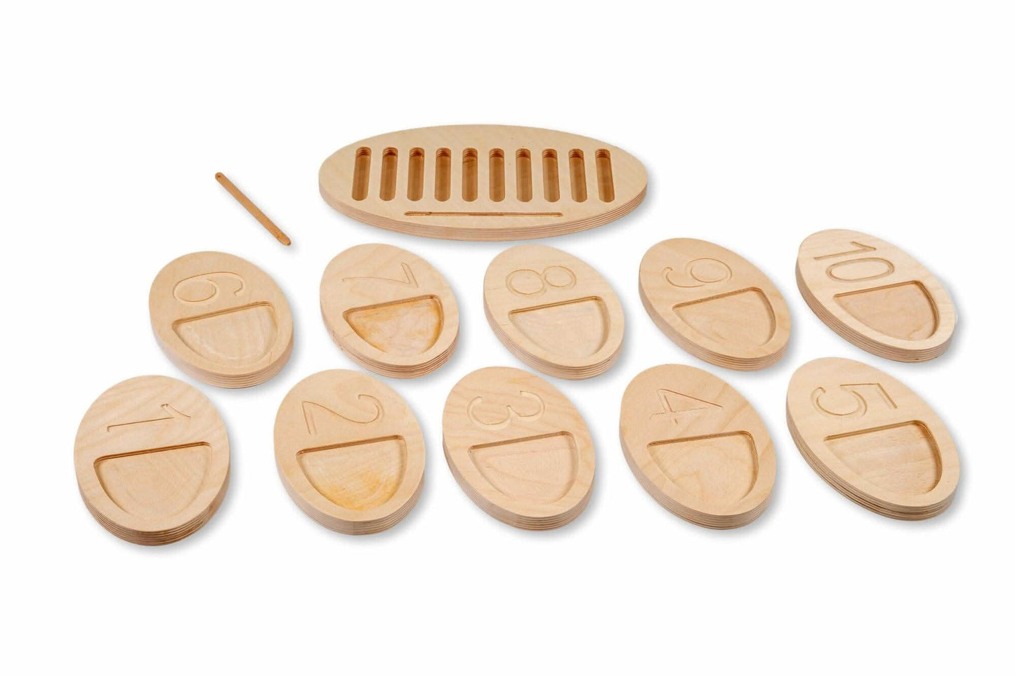 Tablero de madera para trazar para niños pequeños